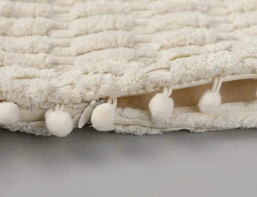 Miniatura 5 de PANOD Funda decorativa larga de almohada lumbar de 14 x 20 pulgadas, bohemia, súper suave y afelpada moderna, funda de almohada rectangular larga