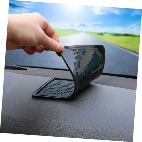 Miniatura 7 de Didiseaon Cojín único del tablero de instrumentos del coche de los accesorios del coche del cojín del teléfono del PVC para el adorno del tablero