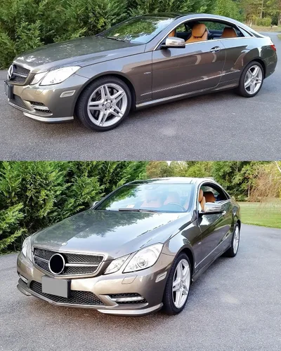 Miniatura 8 de iJDMTOY Luces de marcador lateral delanteras de tira completa LED blancas con lente semitransparente Compatible con Mercedes W207 E-Class 2-puertas