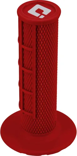 Odi V2 Half Waffle MX Lock-On Grips Rojo