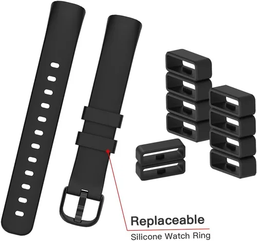 Miniatura 2 de TUCANA 10 correas de reloj compatibles con Garmin Vivoactive 3/Forerunner 645 245/Venu/Vivomove/Fenix 7/Fenix 6/Fenix 5 Band Keeper, retenedor