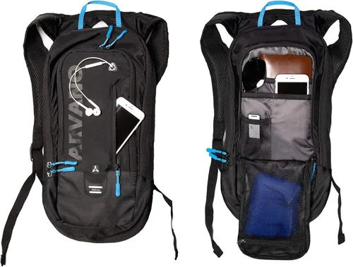 Miniatura 4 de Mochila de Bicicleta Pequeña Mochila de Ciclismo de Montaña Ligera 6l Mochila de Día - Ciclismo MTB, Senderismo, Esquí, Bicicleta de Nieve, Negro