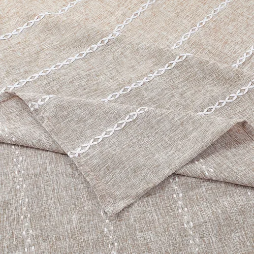 Miniatura 40 de Chassic Manteles de lino estilo granja de 60 x 120 pulgadas, resistentes a las arrugas, lavables, manteles de comedor para mesas rectangulares de 8