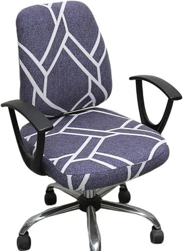 Miniatura 14 de Melaluxe Funda para silla de oficina de computadora, funda universal protectora y elástica para silla giratoria elástica Totam