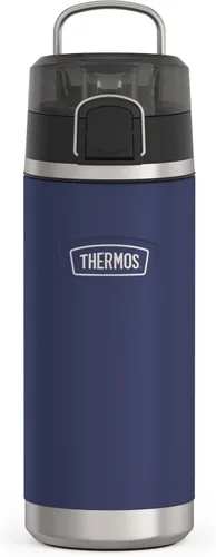 Miniatura 7 de THERMOS ICON Botella de agua aislada a prueba de fugas de 18 onzas con boquilla, mantiene las bebidas frías 16 horas, asa de transporte, apta