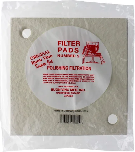 BUON Vino Almohadillas de filtro Super Jet (3 unidades) - Kit de sistema de filtración múltiple de vino para pulir - Suministros de elaboración de