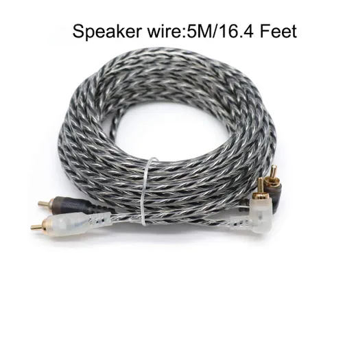 Miniatura 3 de Kit de altavoz de sistema de audio automático de 6 amperios para automóvil, cable de cableado de instalación de 1200 W, haz conexiones y aporta