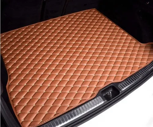 Miniatura 11 de Tapete de carga personalizado para maletero de automóvil, impermeable, antideslizante, protección para todo tipo de clima, material de cuero, Negro
