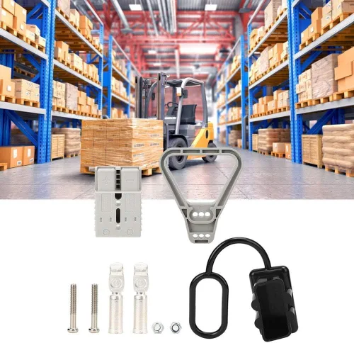 Miniatura 7 de Batería de 175 A CC 600 V Conector de alimentación Conector de enchufe de cable de puente Funda de batería Cubierta de sombrero de polvo Mango