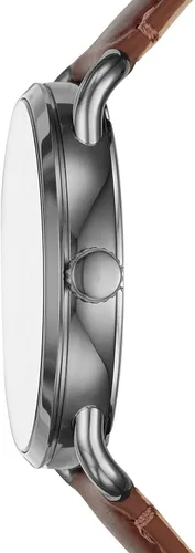 Miniatura 2 de Fossil Copeland - Reloj de cuarzo de acero inoxidable con correa de piel para hombre.