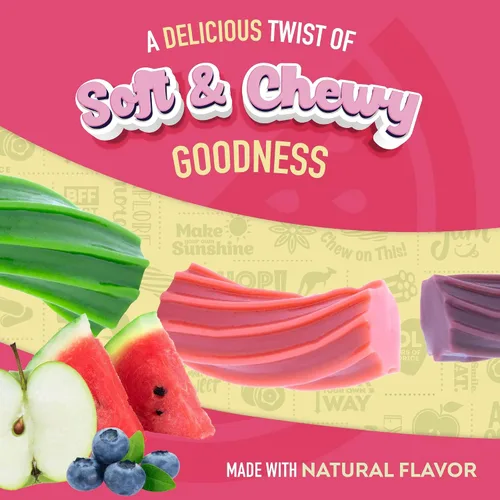 Miniatura 6 de Paquete de variedad de regaliz Wiley Wallaby 10 onzas - Sabores clásicos de arándano, manzana y sandía. Regaliz gourmet estilo australiano suave