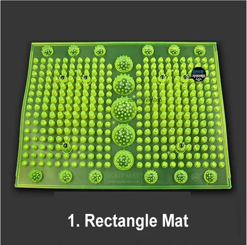 Miniatura 7 de Reflexology - Alfombrilla de masaje de pies que estimula la circulación sanguínea, acupresión, pies, placa de masajeador con imán