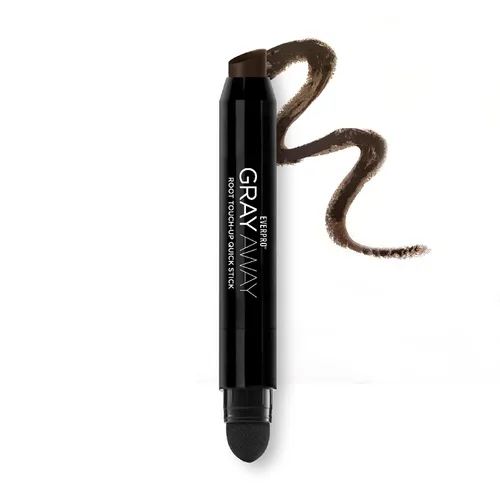 Miniatura 5 de EVERPRO Gray Away Root Touchup Quick Stick, Negro/Marrón Oscuro, 0.1 Oz