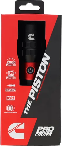 Miniatura 6 de Cummins CMN35360 Pro Series Pistón Extensible Linterna Recargable 2000 Lumen LED Múltiples Modos de Luz Más Banco de Energía
