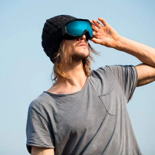 Miniatura 91 de OutdoorMaster OTG Gafas de esquí – Gafas sobre lentes para esquí y snowboard para hombres, mujeres y jóvenes – 100% de protección UV A1-vlt 46%