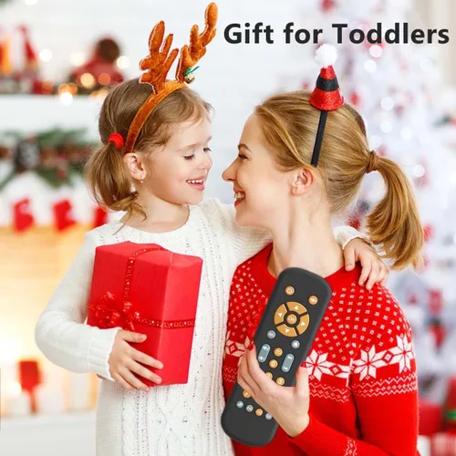 Miniatura 6 de Baby TV - Juguete de control remoto con luz y sonido realistas Baby TV Remote Control Toy with Music - English, French and Spanish 3 Language for