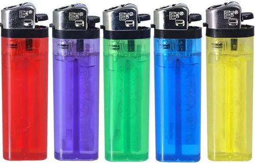 Arrancadores de fuego prémium (paquete de 50) - Encendedores desechables para camping, cigarrillos y uso en la cocina