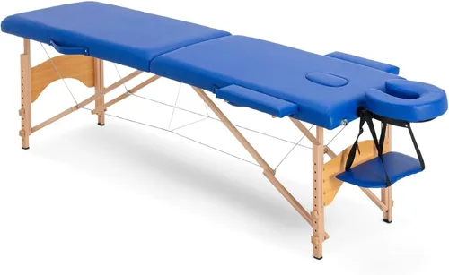 Miniatura 12 de Mesa de masaje, cama de masaje, 2 camas plegables y portátiles para extensiones de pestañas, mesa de tatuaje de belleza, ajustable, color negro