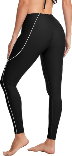 Miniatura 27 de ATTRACO Pantalones de natación de talle alto - Leggings de natación para mujer