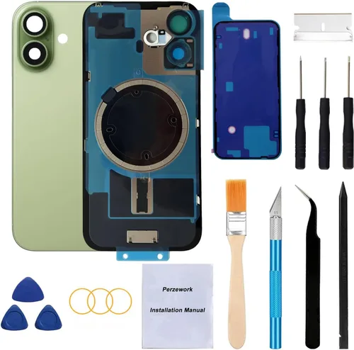 Miniatura 14 de Reemplazo de cristal trasero OEM para iPhone Xs de 5.8 pulgadas con kit de herramientas de reparación y adhesivo preinstalado (Oro)