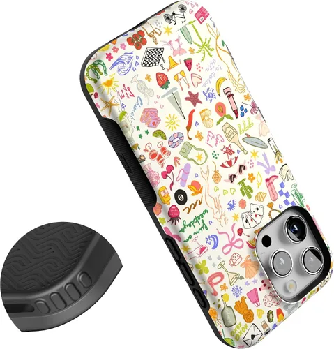 Miniatura 5 de Casely Funda para iPhone 16 Pro Max Todas las cosas divertidas Diversión en días laborables Compatible con MagSafe Diseño de funda