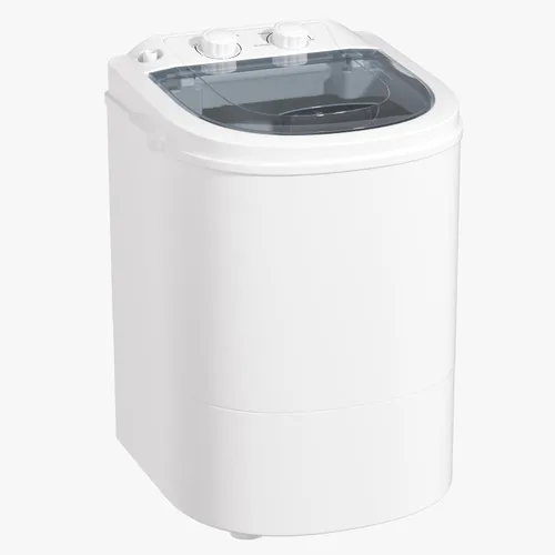 Miniatura 10 de Bonusall Lavadora portátil, mini lavadora pequeña de 6.6 libras, lavadora de lavandería de una sola tina para apartamentos, dormitorios, viajes, Azul