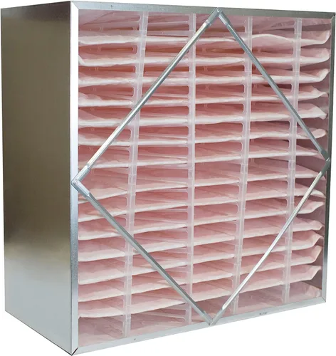 Filterbuy Filtro de aire de 24 x 24 x 12 pulgadas sin cabezal (paquete de 1), filtros de caja de celdas rígidas HVAC (tamaño real: 23.38 x 23.38 x