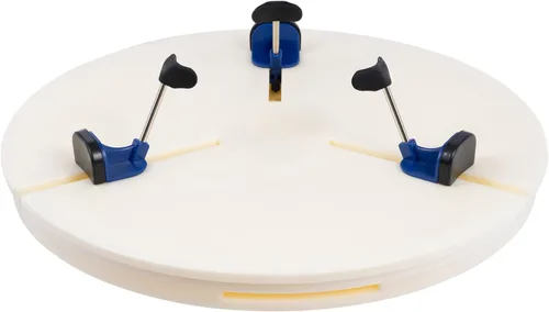 DYRABREST Máquina de cerámica portátil, abrazadera giratoria para cerámica, herramientas de placa giratoria para recortar cerámica, herramientas de