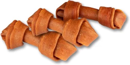 Miniatura 9 de Ultra Chewy Huesos anudados con tendón de pavo para perros, de alta calidad, totalmente natural, hipoalergénico, de larga duración, fácil