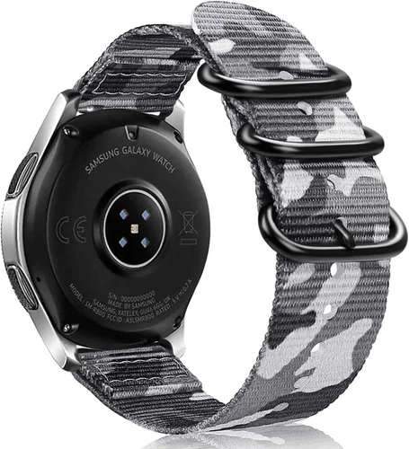 Miniatura 16 de Fintie - Correas deportiva de nailon suave de 0.87 pulgadas compatibles con Samsung Galaxy Watch 3 de 1.77 pulgadas, Galaxy Watch 1.81 pulgadas