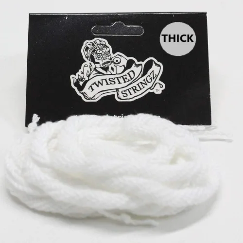Miniatura 2 de Twisted Stringz Cuerdas Yo-Yo - Poliéster - Cuerda YoYo gruesa sólida - 10 unidades (blanco)