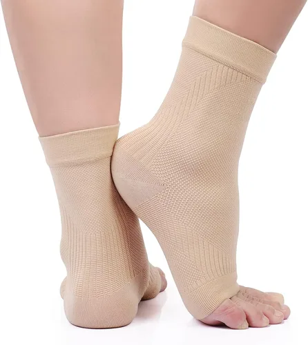 Miniatura 9 de KEKING® Tobillera de compresión para mujeres y hombres, calcetines médicos de compresión de tobillo para fascitis plantar, hinchazón de pies