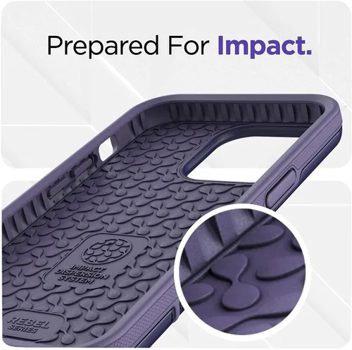 Miniatura 3 de ENCASED Rebel Series - Funda protectora para iPhone 13 PRO (morado)