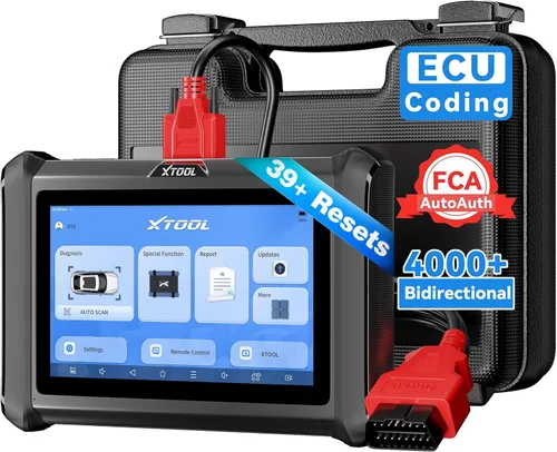 XTOOL Herramienta de escaneo bidireccional D7S, herramienta de diagnóstico de escáner OBD2 asistida por IA 2026 con autenticación automática FCA,