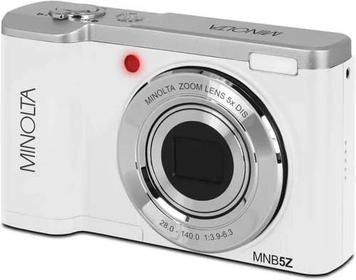 Miniatura 3 de Minolta MNB5Z - Cámara digital de doble lente de 56 MP con zoom óptico 5X y paquete de video Ultra HD de 5K con tarjeta de memoria de 32 GB +