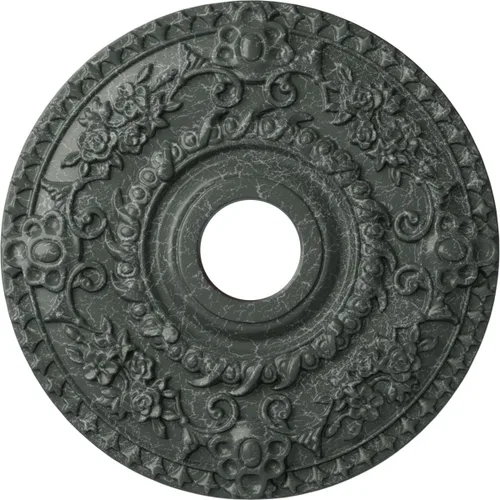 Miniatura 43 de Ekena Millwork CM18RORUS Medallón de techo de rosa, 18.0 in de diámetro exterior x 3.5 in de diámetro interior x 1.4 in de diámetro interior x 1.4
