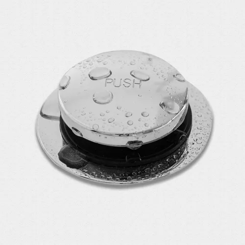 Miniatura 2 de Tapón de drenaje de bañera con buje de plástico ABS, se adapta a interiores de 1-1/2 pulgadas o 1-3/8 pulgadas, fácil de instalar, cromado chapado
