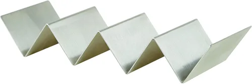 Miniatura 3 de Soporte para tacos de Winco TCHS-23, 2-3 compartimentos de acero inoxidable, M, Acero inoxidable