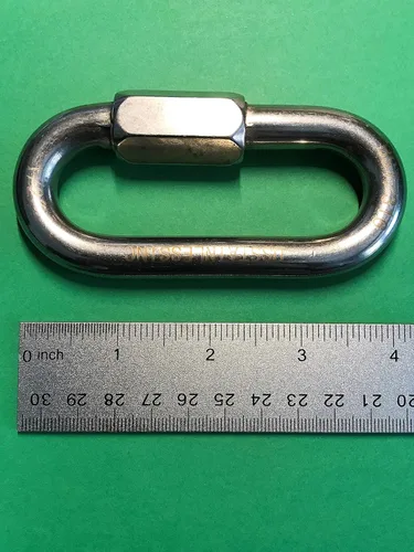 Miniatura 2 de US STAINLESS Acero Inoxidable 316 Enlace Rápido 1/2" (12mm) Grado Marino