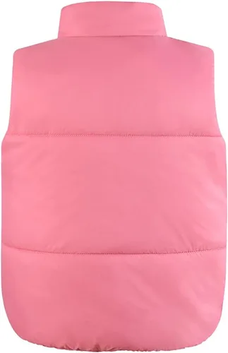 Miniatura 2 de SNOW DREAMS Chaleco acolchado para niñas, chaquetas ligeras sin mangas con capucha para invierno y otoño, abrigo acolchado