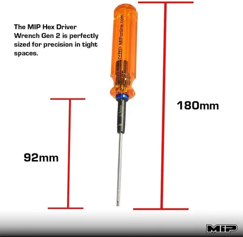 Miniatura 8 de MIP 9602 Juego de destornilladores hexagonales RC de 3 piezas (1.5mm, 2.0mm, 2.5mm) – Llaves Allen hexagonales de precisión para coches RC, drones