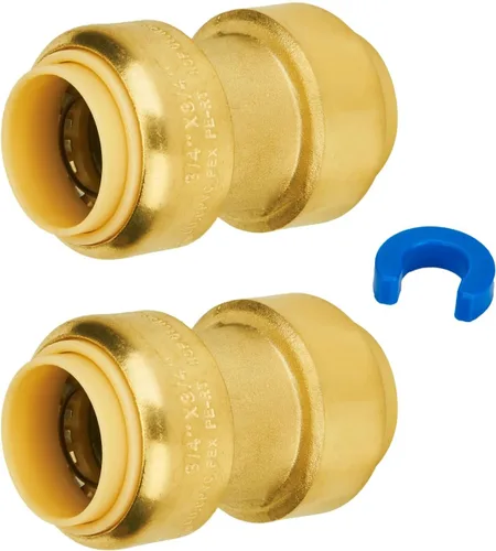 Miniatura 30 de SUNGATOR Acoplamiento de 1/2 pulgada, accesorios Pex a presión de 1/2 pulgada, acoplamiento recto de 1/2", accesorios de latón sin plomo