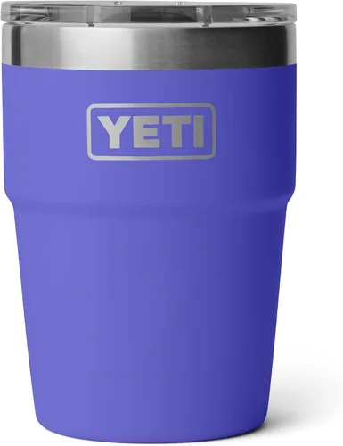 Miniatura 15 de YETI Rambler - Vaso apilable de 16 onzas, aislado al vacío, de acero inoxidable con tapa MagSlider Apilable