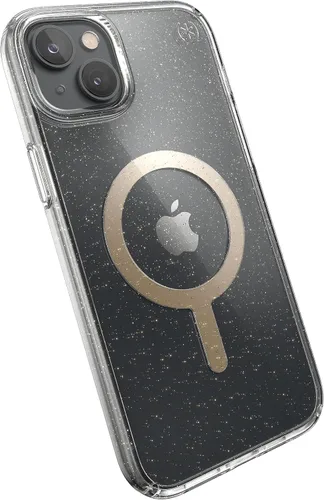 Speck Funda transparente para iPhone 14 Plus, protección contra caídas, resistente a los arañazos, diseñada para MagSafe Slim iPhone 14 Plus de 6.7