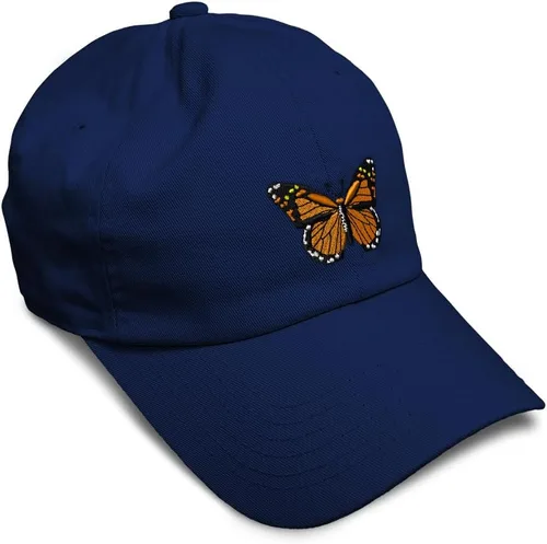 Miniatura 14 de Gorra de béisbol suave con diseño de mariposa monarca, con insectos, bordado de mariposa, de algodón, para hombres y mujeres