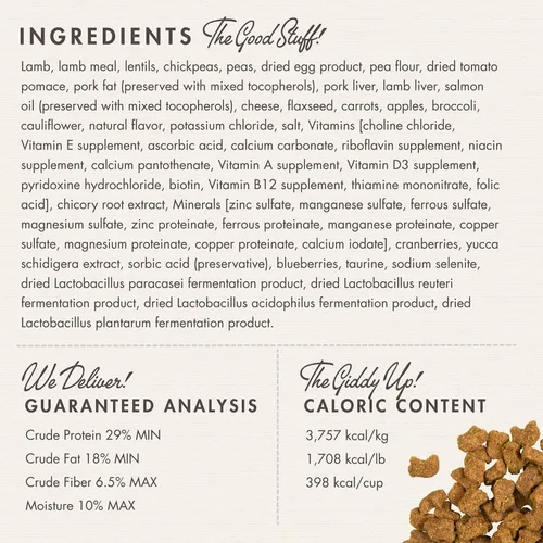 Miniatura 4 de Fromm Four-Star Nutritionals - Comida seca para perros con cordero y lentejas, receta de cordero, 4 libras