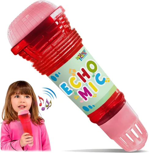 Miniatura 9 de Novelty Place Micrófono Echo para Niños y Pequeñitos - Micrófono de Karaoke Mágico sin Batería, Amplificador de Voz, Juguete Retro para Cantar, Azul