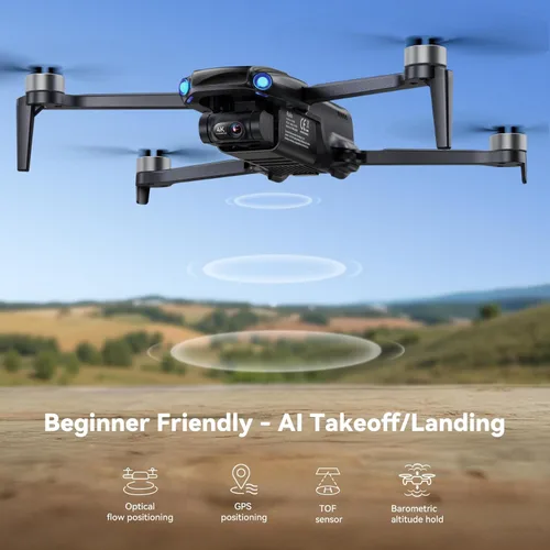 Miniatura 7 de Ruko U11MINI 4K, dron de bolsillo para adultos con cámara de menos de 249 g 8K Foto 4K/30fps Vídeo, cardán ElS de 3 ejes, transmisión digital FPV