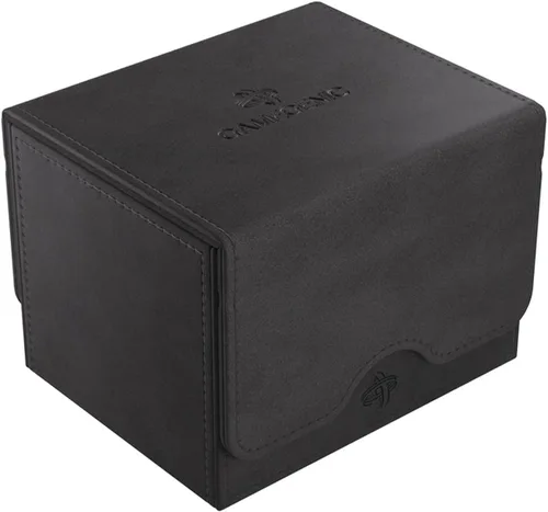 GameGenic Caja de cartas – Caja de cubierta: Sidekick XL negro 100CT – TCG duradera y resistente, almacenamiento de tarjetas OCG – Compatible con