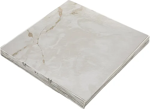 Achim Home Furnishings FTVMA40220 Nexus - Azulejo de vinilo de 12 pulgadas, mármol blanco clásico con vetas grises, 20 unidades (paquete de 1),